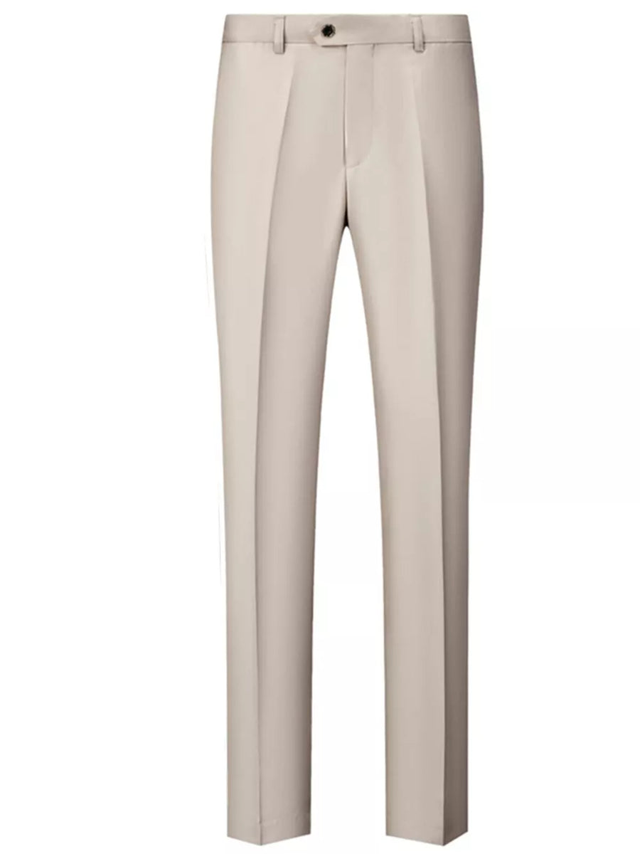 Purple Men's Slim Fit Full Size Dress Pants