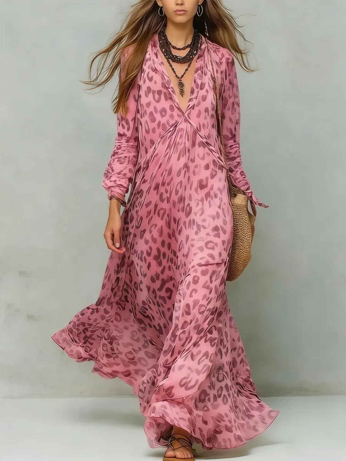 100% polyester Care instructions: Machine wash cold maxi dress in Olive with A-line silhouette