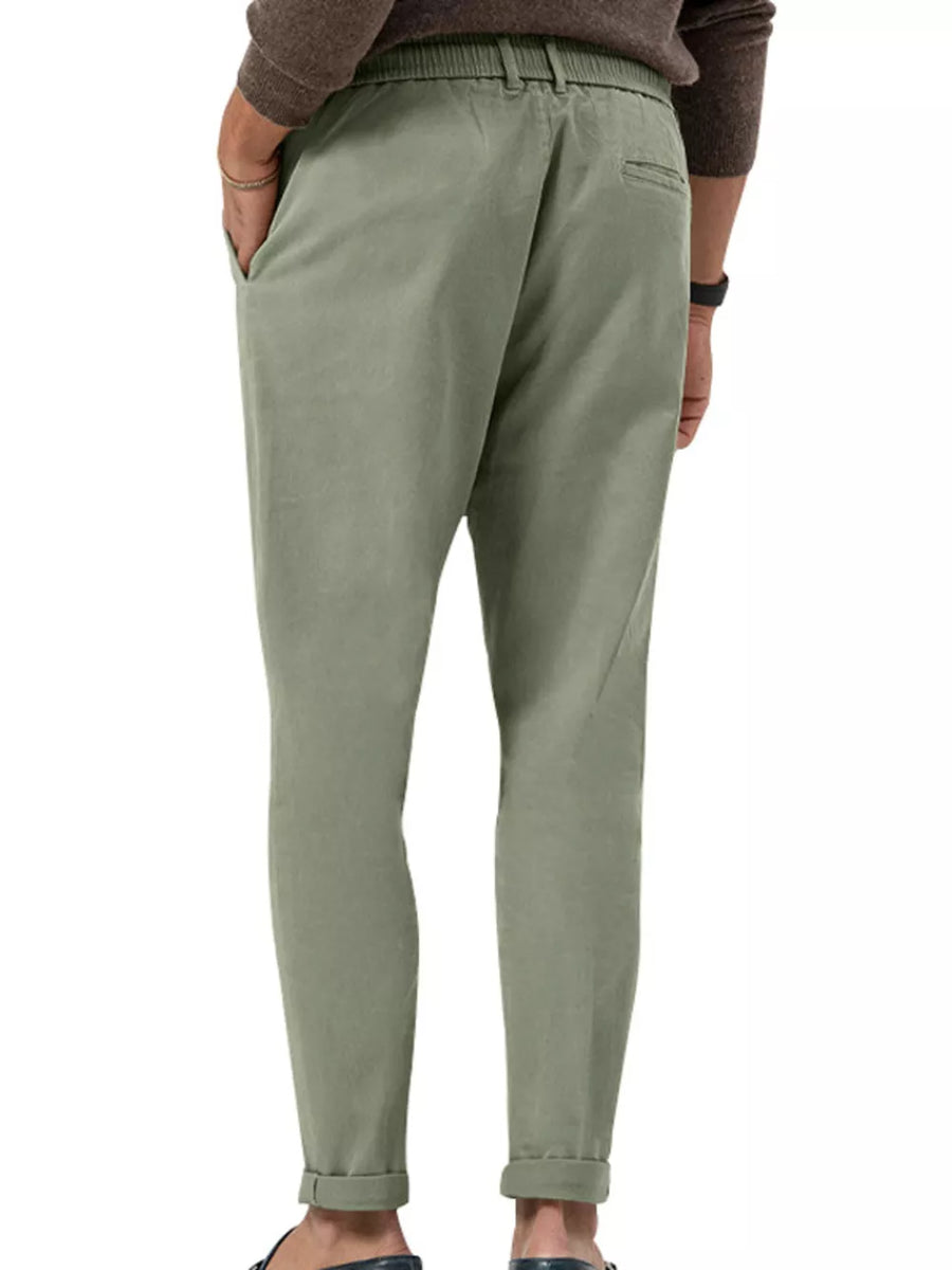 Men's Casual Drawstring Pants Plus Size in Deep Teal, view 13