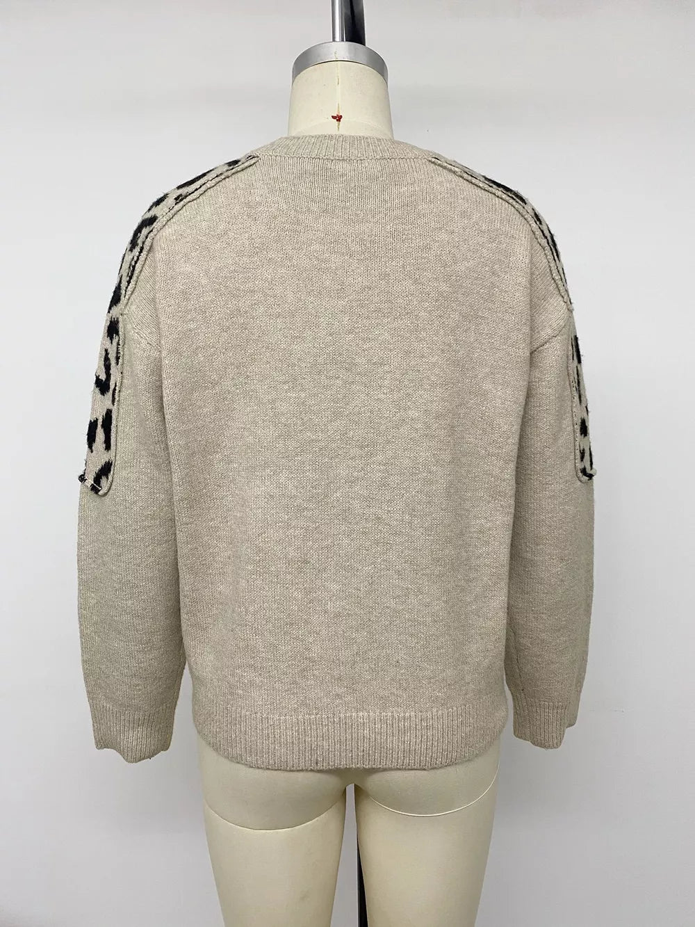 beige pullover sweater