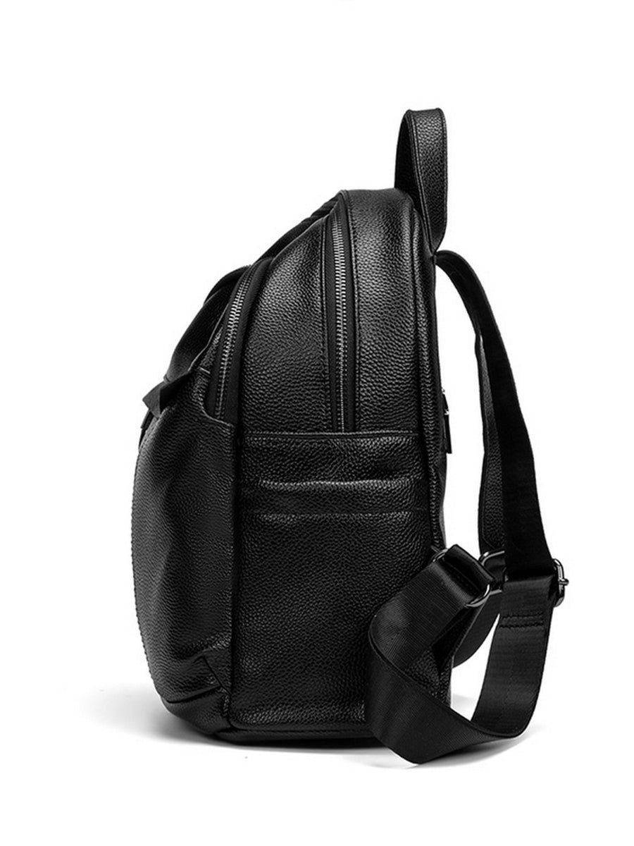 Black with backpack with pocketed 6
