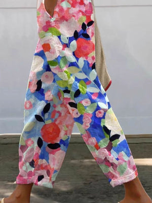 100% polyester Care instructions: Machine wash cold wide-leg pants in red with loose silhouette