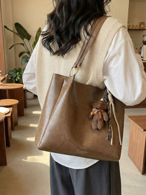 Khaki shoulder bag