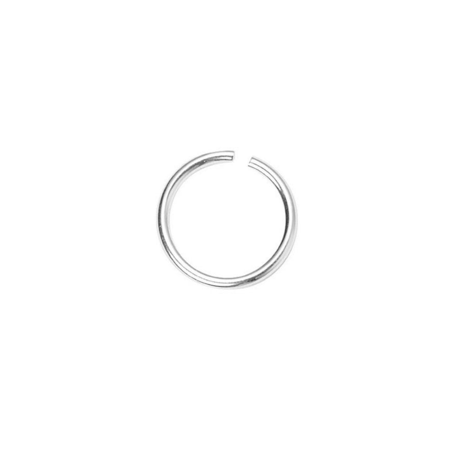 Silver with ring with open band 8