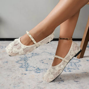black flats with not applicable and slip-on