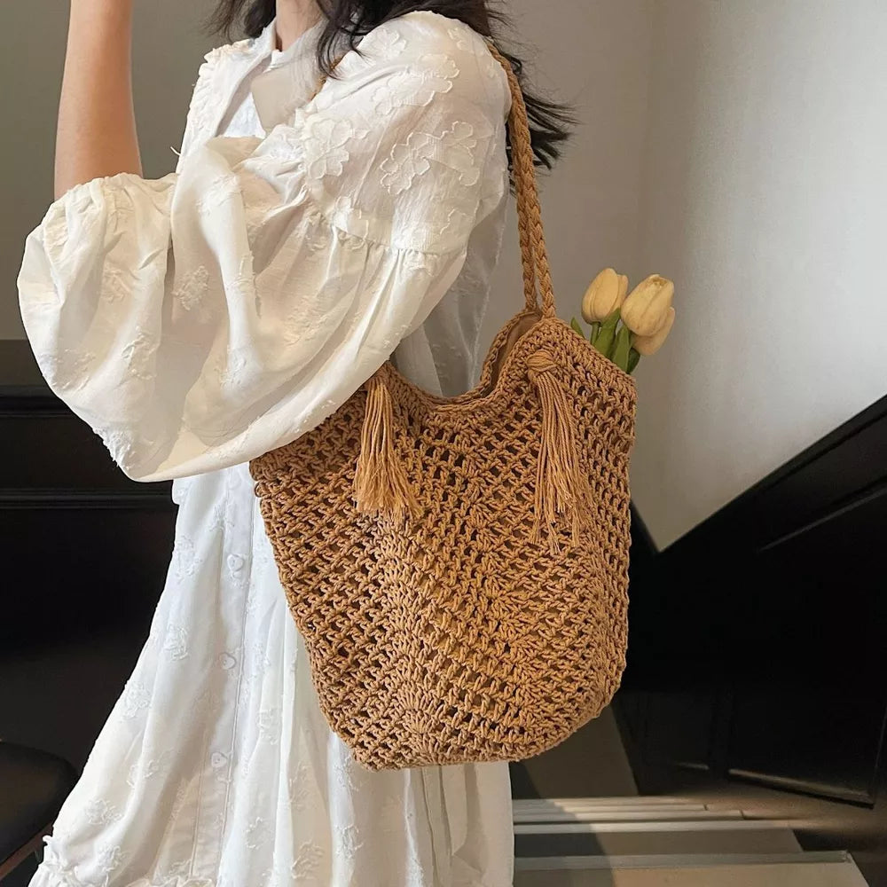 Polyester Imported Size &amp handbag in tan with tote silhouette