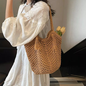 Polyester Imported Size &amp handbag in tan with tote silhouette