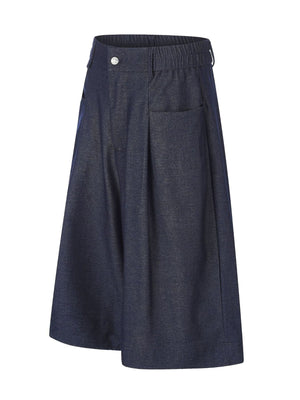 95%cotton,5%spandex Care instructions: Machine wash cold pants in Black with wide-leg silhouette