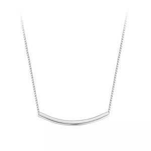 silver necklace