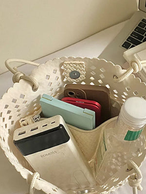 handbag in tan