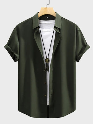 95%cotton, 5%spandex Care instructions: Machine wash cold button-up shirt in Black Forest with regular silhouette