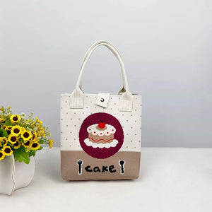 Style C Cartoon Portable Medium Tote Bag
