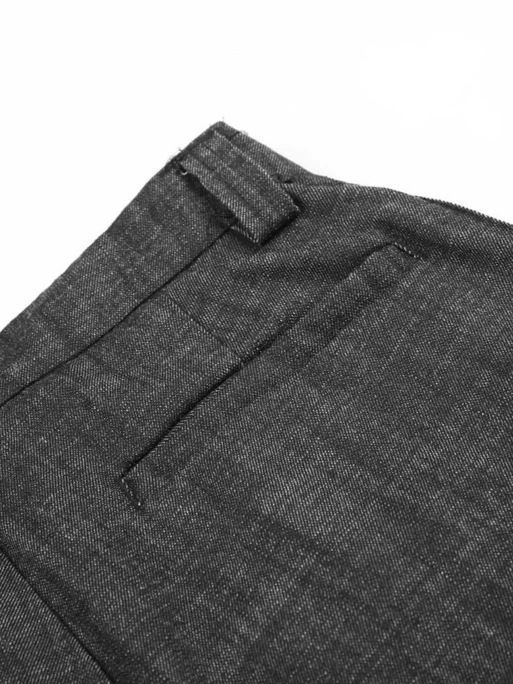 Men's Wide Leg Jeans Black option 6