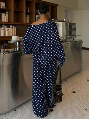 pajama set in black