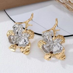 18K Gold-Plated,Alloy,Stainless Steel,Silver-plated Care instructions: Avoid wea earrings in Silver with drop silhouette