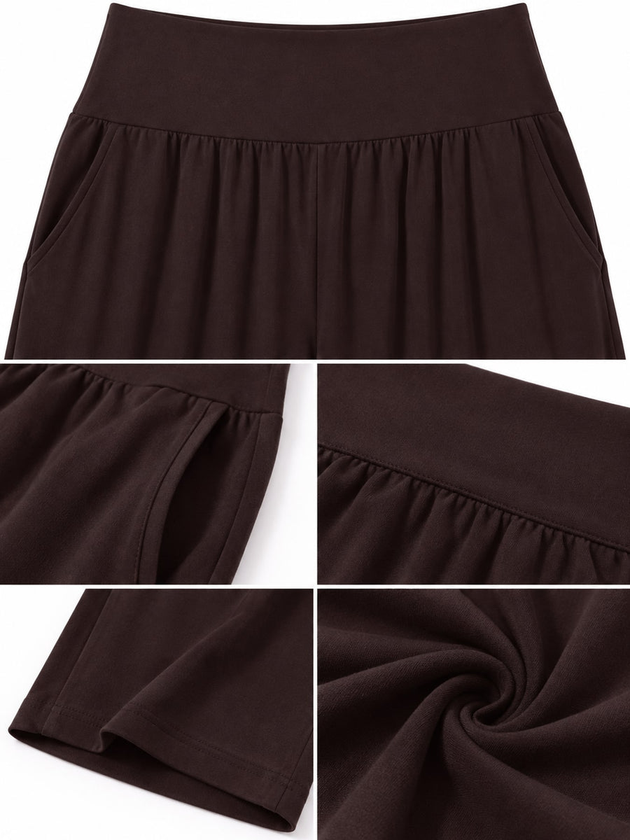 Dark Gray wide-leg pants