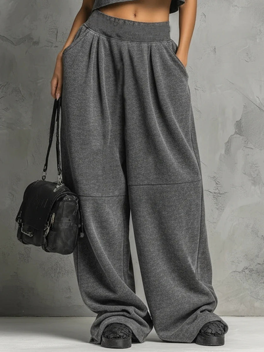 100% polyester Care instructions: Machine wash cold sweat set in Black with relaxed silhouette