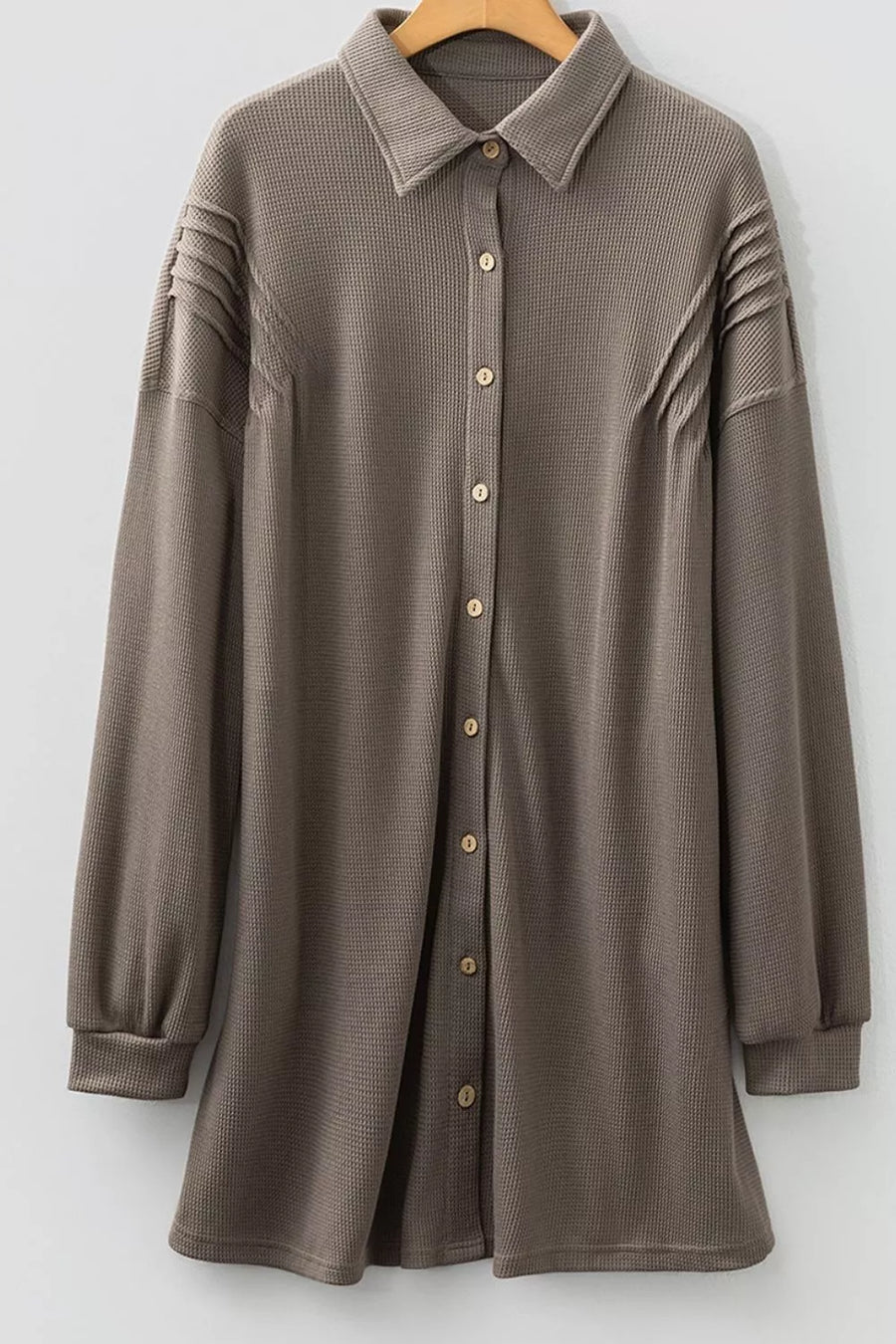 Casual Button-down Dress With Pockets option 8
