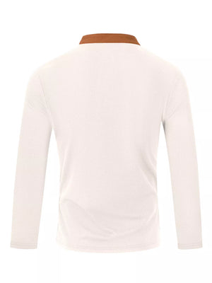 Grey with Men's Vintage Lace-up Long Sleeve Henley Plus Size