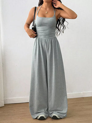 Maxi Ruched Top in Brown with ruched