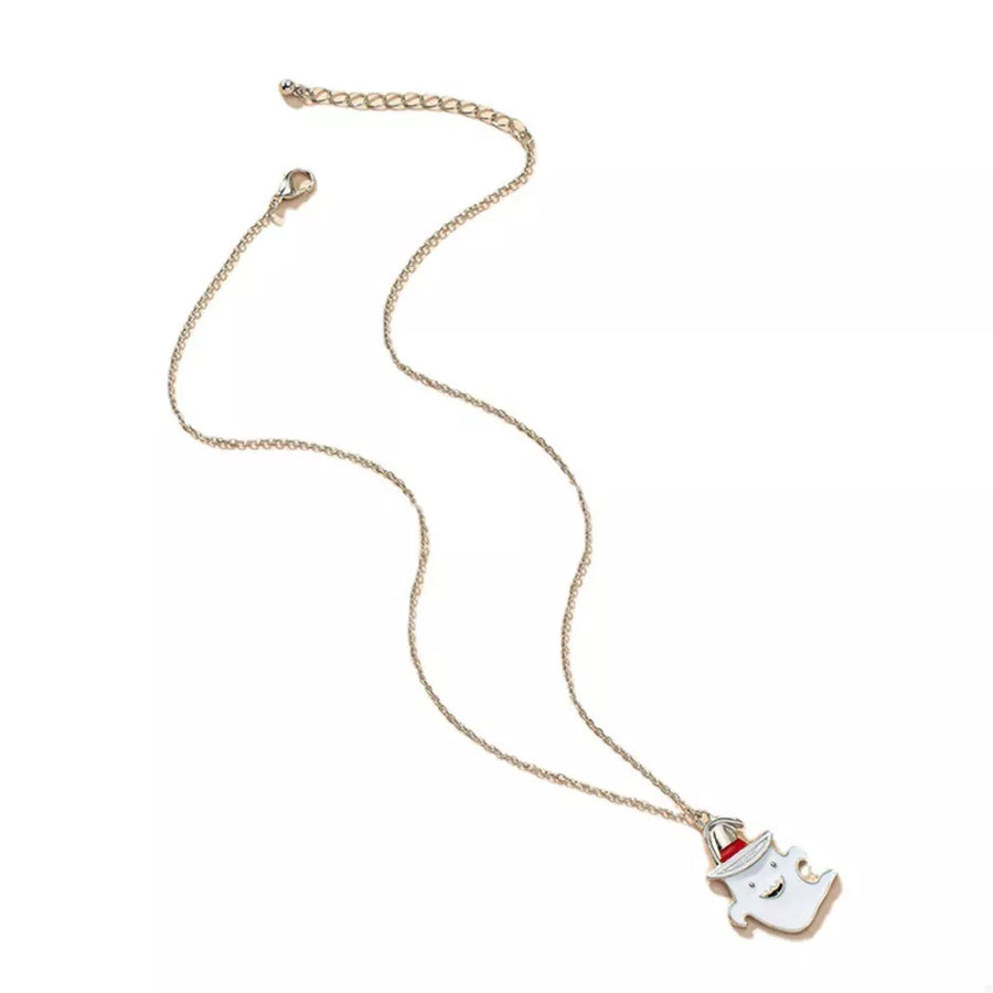 vintage-inspired necklace in silver with null