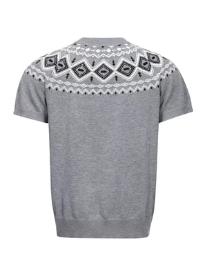 classic crewneck sweater in black with crew neck