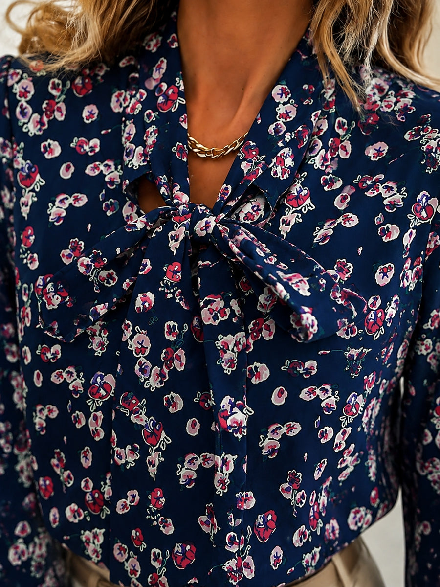 blush pink blouse