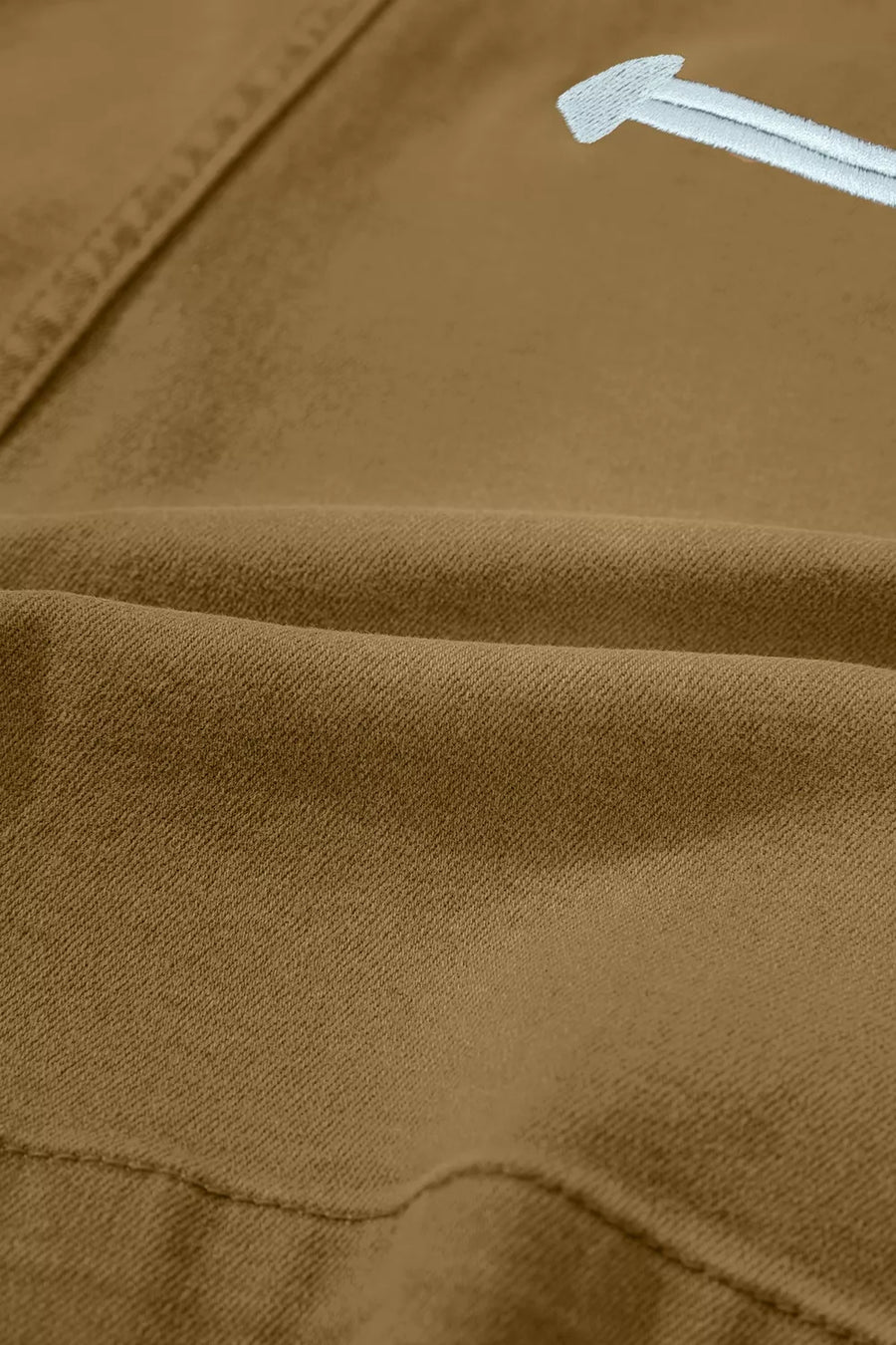 Contrast Arrow Detail Western Denim Shorts option 10