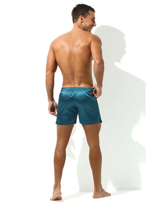 Gum Leaf Satin Boxer Shorts Modern Essential