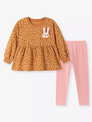 mustard peplum top with hip-length and pullover