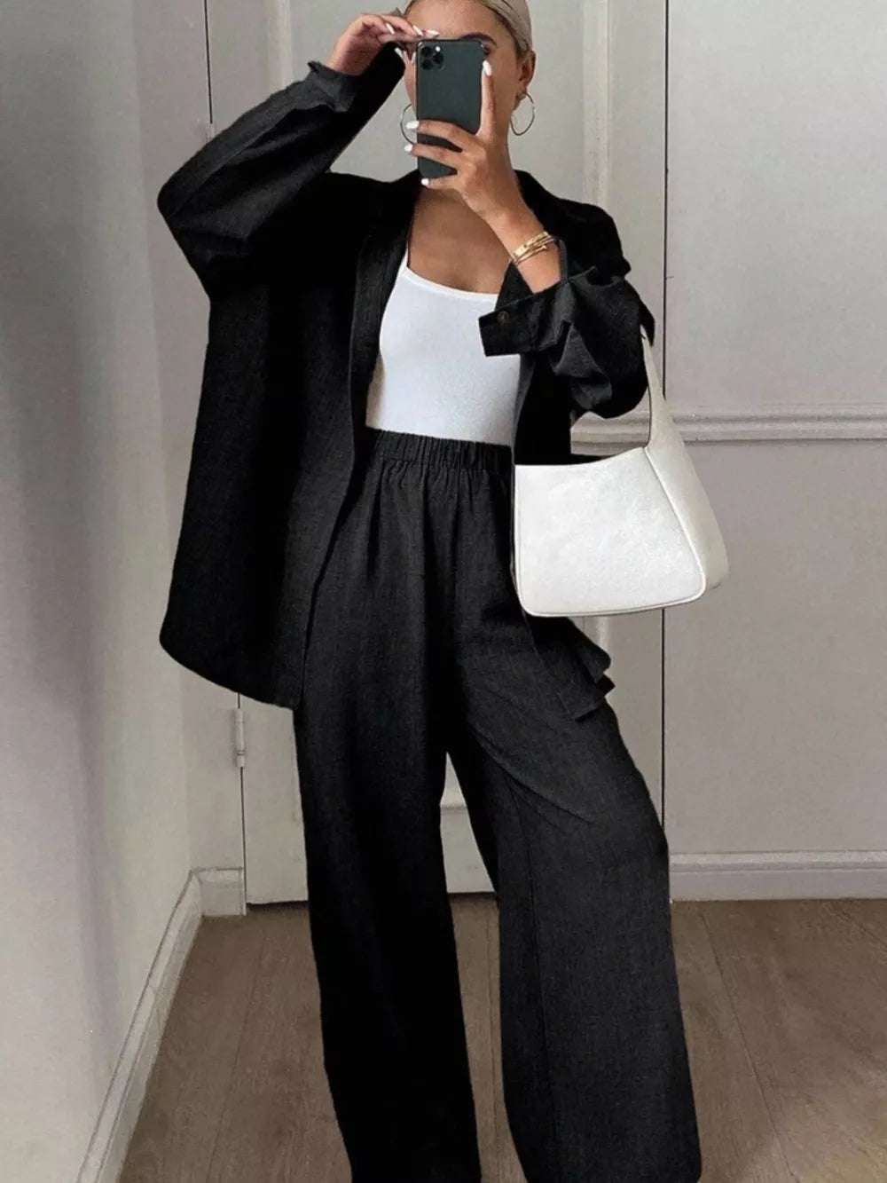 two-piece set in Brown