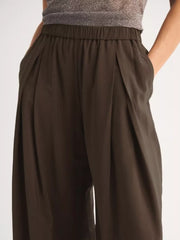 100% polyester Care instructions: Machine wash cold wide-leg pants in Black with wide-leg silhouette