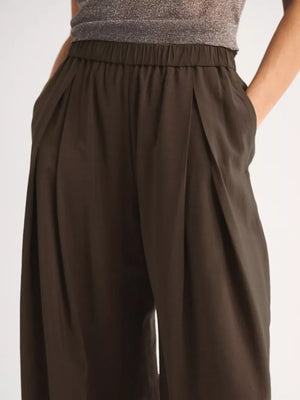 100% polyester Care instructions: Machine wash cold wide-leg pants in Black with wide-leg silhouette
