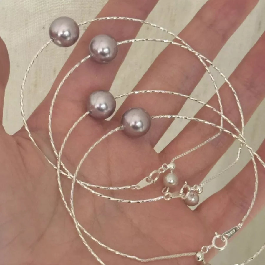 Silver bracelet with wrist-length and hook-and-eye