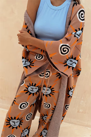 lounge set in Top with crew neck and long sleeve