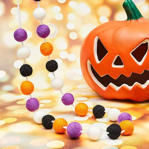 purple garland with color-block and null