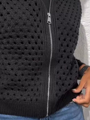 100% polyester Care instructions: Machine wash cold cardigan in Army Green with relaxed silhouette