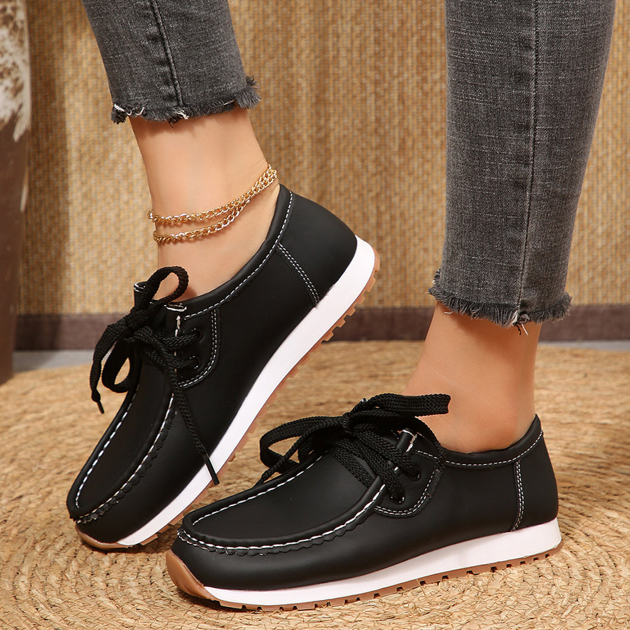 PU Leather,Rubber Imported Size &amp sneakers in Brown with regular silhouette