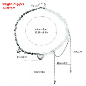 necklace in silver