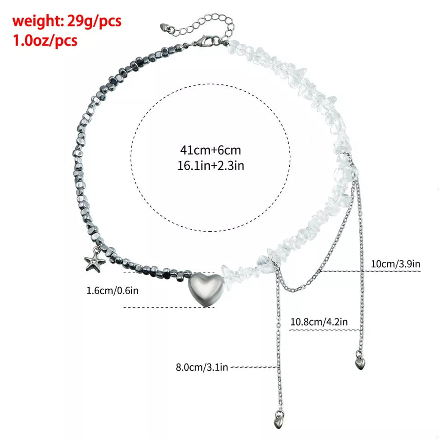 necklace in silver