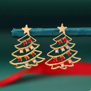 glam earrings in gold with not applicable