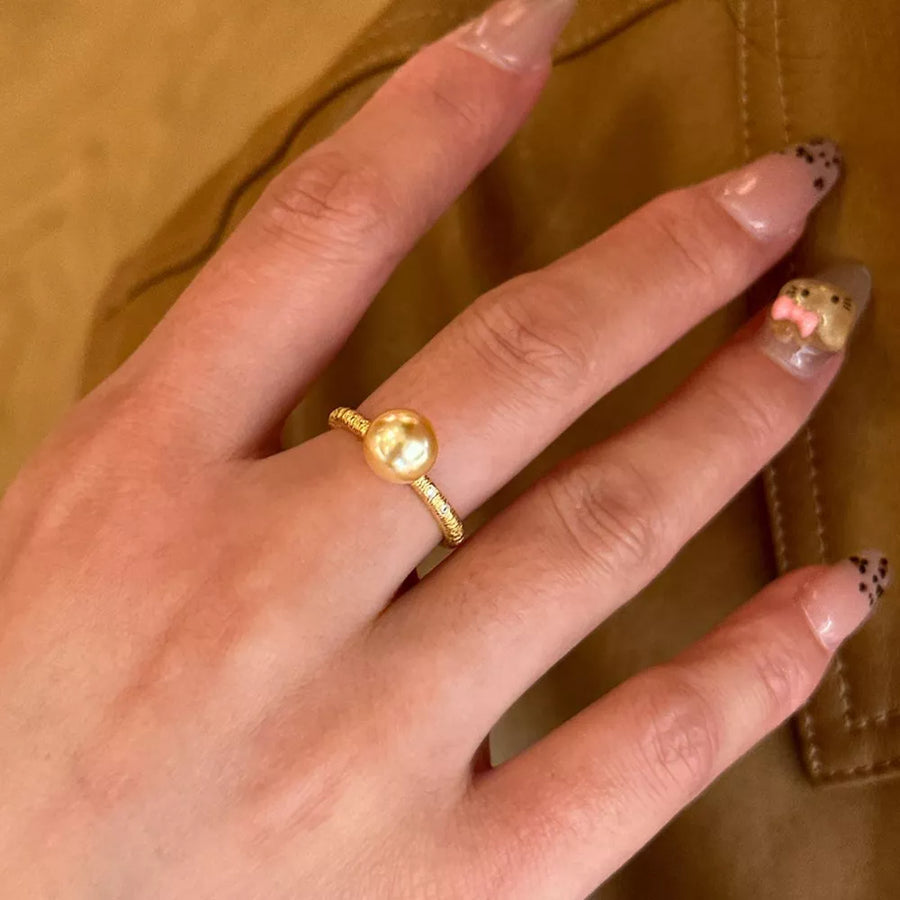 Synthetic Pearl,18K Gold-Plated,925 sterling silver Care instructions: Avoid wea ring in Gold with jewelry silhouette