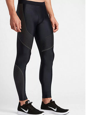 leggings in black featuring scratch & wear resistant and fitted fit