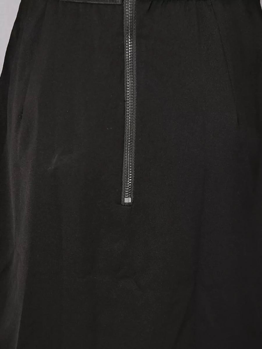 Lace Sheer Sleeve Mini Dress in Black, view 18