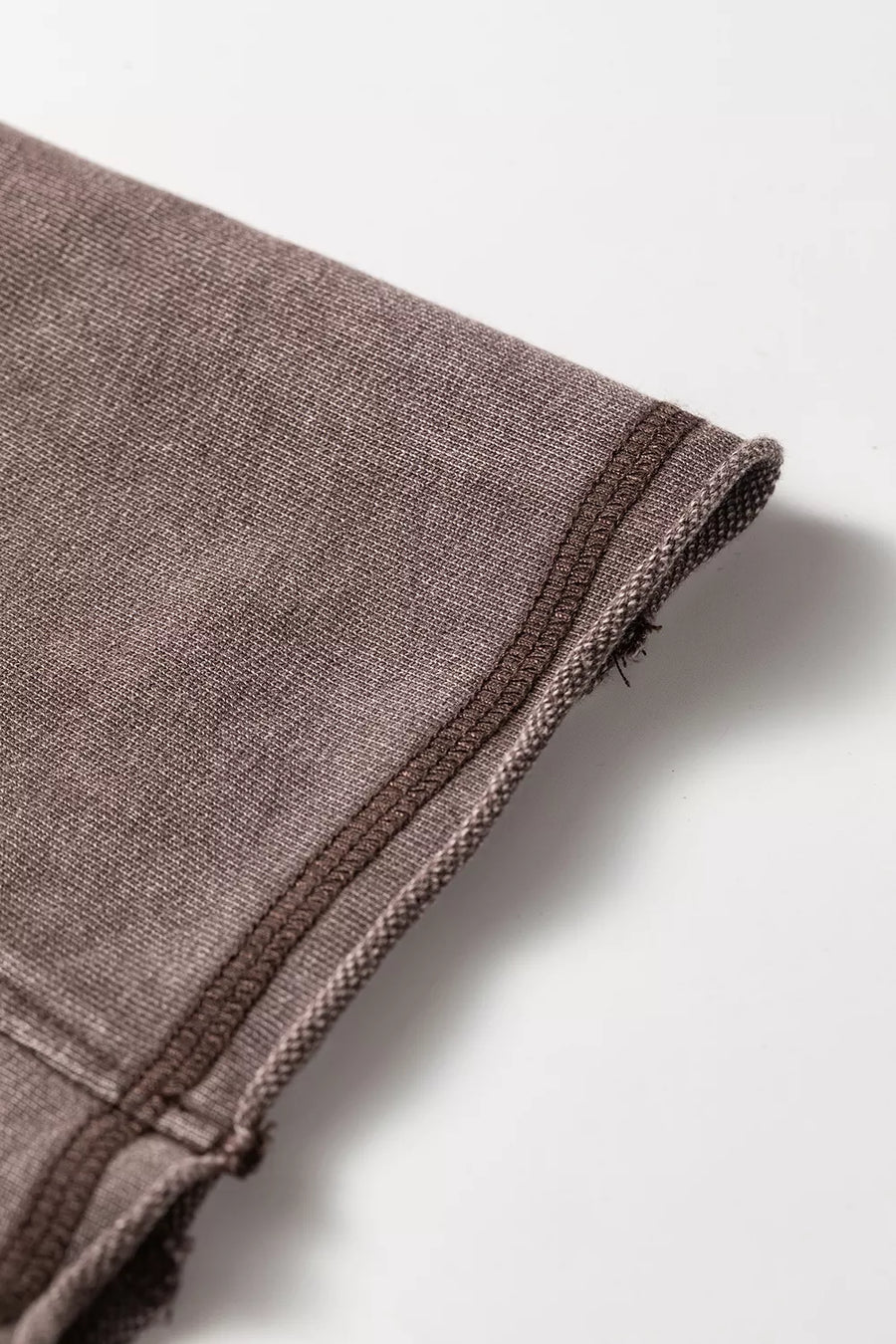 3/4 Sleeve Mineral Wash Cotton Top option 9