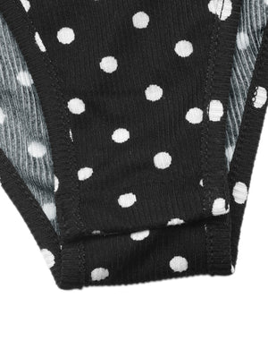 Black fitted bodysuit with mock neck