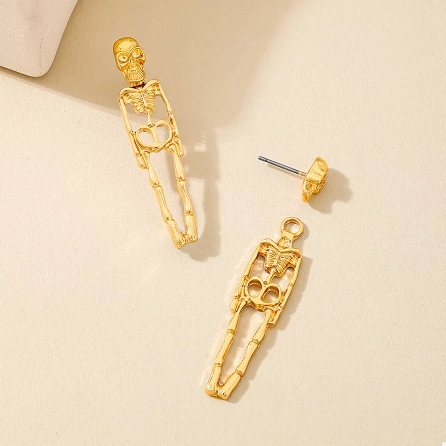 18K Gold-Plated, Alloy Care instructions: Avoid wearing during exercise, as swea earrings in gold with straight silhouette