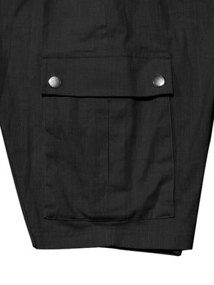 Men's Full Size Drawstring Casual Cargo Shorts in Light Gray, view 14