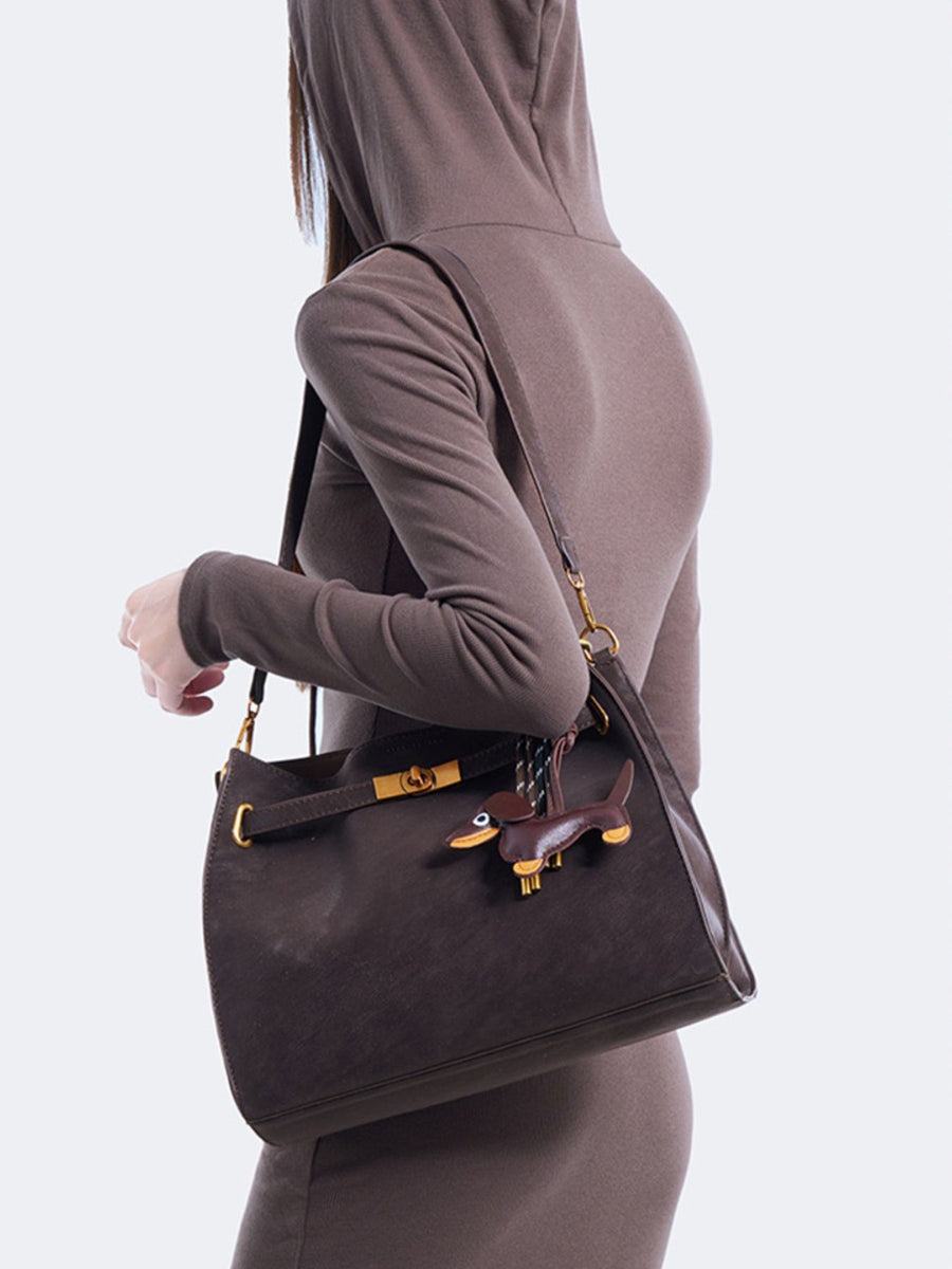 espresso crossbody bag