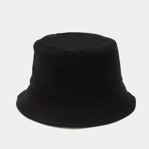 Solid Color Bucket Hat in mint green with ribbed brim